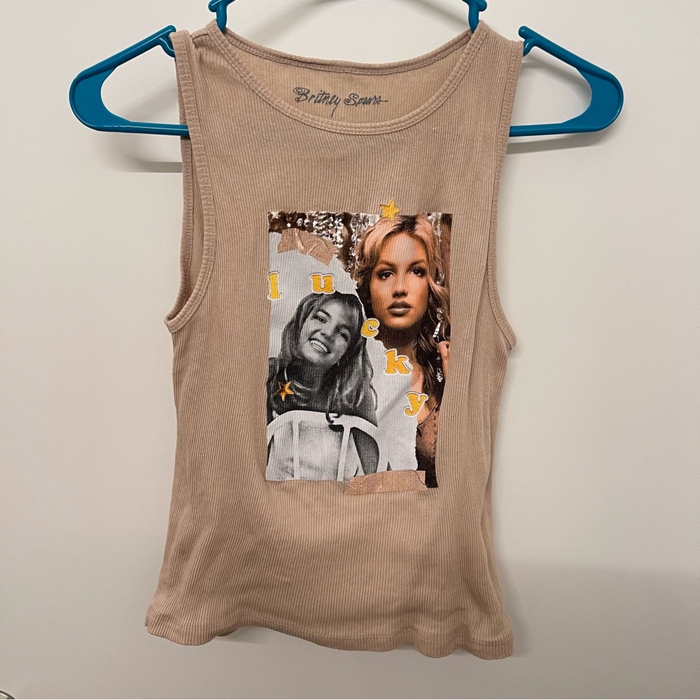 Britney Spears Y2K Lucky Graphic Tank Top